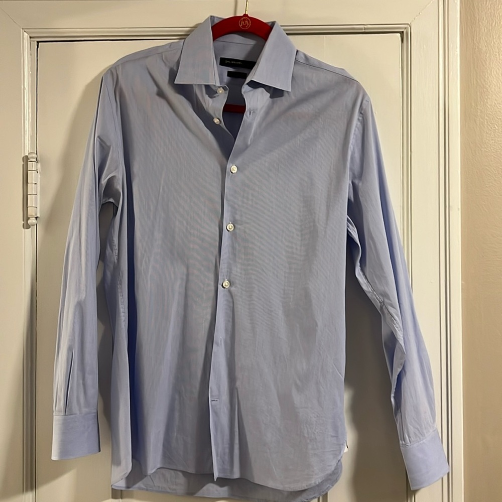 Blue Men’s John Varvatos USA Slim Fit Dress Shirt - 15 32/33